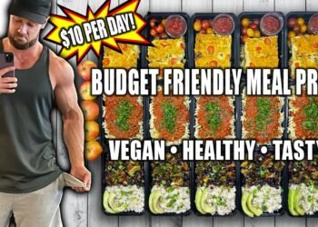 Budget Vegan Meal Prep ideas For The Week | Under $10 Per Day